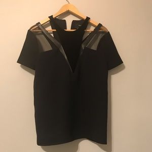 COPY - Black elegant cutout top